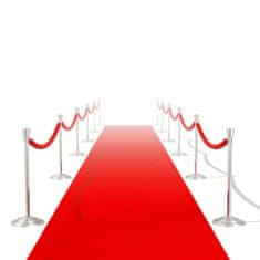 Vidaxl Červený koberec 1 x 5 m, extra těžký 400 g/m2