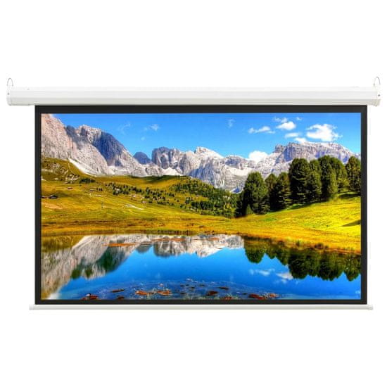 Greatstore Elektrické projekční plátno s dálkovým ovládáním 68" 16 : 9