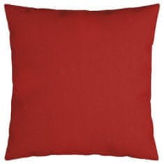 Greatstore Dekorační polštáře 4 ks červené 40 x 40 cm textil