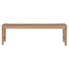 Greatstore Zahradní lavice s poduškou se vzorem listů 150 cm masivní teak