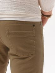 OMBRE Ombre Pánské chino kalhoty P1059 - béžová - XL