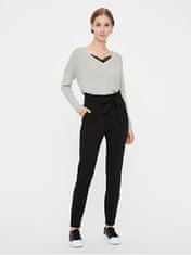 Vero Moda Dámské kalhoty VMEVA Relaxed Fit 10205932 Black (Velikost XS/32)