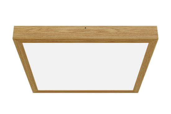 APLED QUADRA WOODLINE BACKLIT 40W 60x60cm, stropní/přisazené přírodní dřevo dub