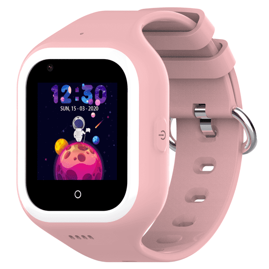 Smartomat Kidwatch SM21 růžová, dětské chytré hodinky s GPS lokátorem (smartwatch)