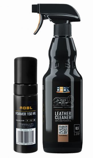 ADBL Leather Cleaner 500ml + Foamer 150ml ZDARMA