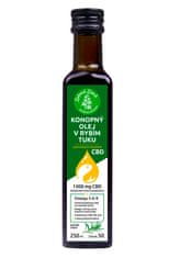 Zelená Země Konopný olej v rybím tuku s CBD, 250 ml