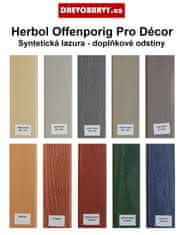 Herbol Offenporig Pro-Décor 5 l - bílá - lazura na dřevo 