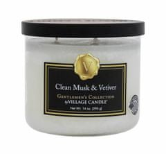 Village Candle 396g gentlemen's collection clean musk &