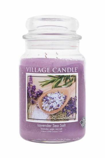 Village Candle 602g lavender sea salt, vonná svíčka