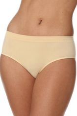 Brubeck Dámské brazilky 00090A HI beige + Ponožky Gatta Calzino Strech, béžová, S