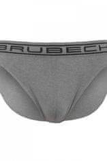 Brubeck Pánské slipy 00290A grey + Ponožky Gatta Calzino Strech, šedá, M