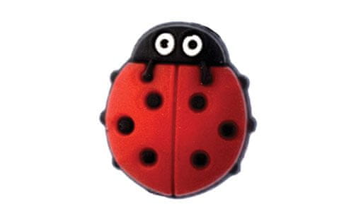 Crocs Dětské jibbitz Crocs Ladybug, červená vel.