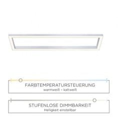 PAUL NEUHAUS PAUL NEUHAUS PURE-LINES, LED stropní svítidlo, hliník, rám, 110x30 cm 2700-5000K 6023-95