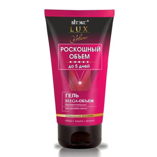 Vitex-belita LUX VOLUME Gel na Vlasy Mega Objem, Rychleschnoucí, Super Silná Fixace (150ml)