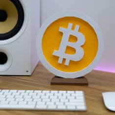 Bitcoin mince – 3D vystřihovánka (kreativní sada)