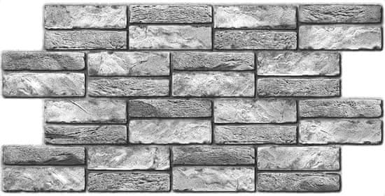 Grace 3D obkladový omyvatelný panel PVC Expansit Stone šedý (476 x 955 mm)