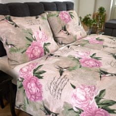 SCANquilt povlečení SATÉN TENCEL DESIGN peony