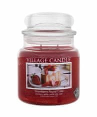 Village Candle 389g strawberry pound cake, vonná svíčka