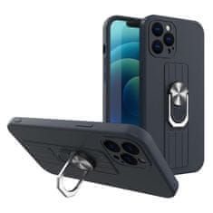 MobilPouzdra.cz Gelové RING CASE tmavě modré pouzdro na XIAOMI Redmi Note 10 / 10S