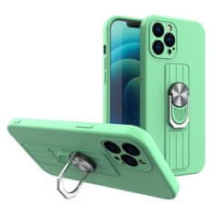 MobilPouzdra.cz Gelové RING CASE zelené pouzdro na XIAOMI Redmi Note 10 Pro