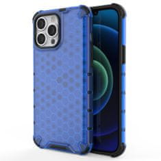 OEM Honeycomb pancéřové pouzdro se silikonovým rámem pro iPhone 13 Pro MAX 6.7" blue