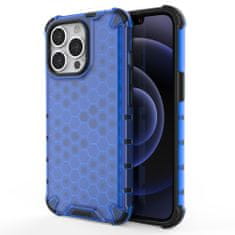 OEM Honeycomb pancéřové pouzdro se silikonovým rámem pro iPhone 13 Pro 6.1" blue