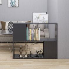 Greatstore TV stolek šedý 80 x 24 x 63 cm dřevotříska