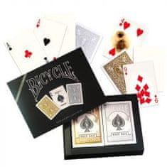 Bicycle Prestige Gold and Silver - pokerové hrací karty