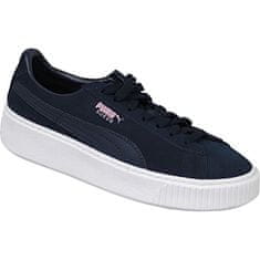 Puma Boty tmavomodré 37.5 EU Suede Platform JR