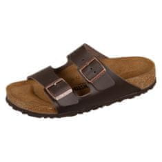 Birkenstock Pantofle černé 39 EU Arizona Braun Naturleder