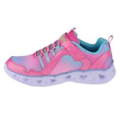 Skechers Boty růžové 33 EU Heart Lights Rainbow Lux