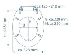 Eisl Duroplastové sedátko se zpomalovacím mechanismem SOFT-CLOSE NEON PAINT