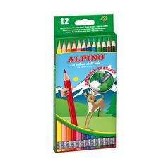Alpino Krabice 12 mazacích barevných tužek