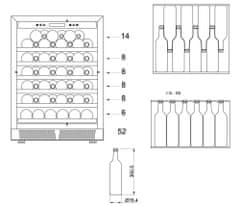 GUZZANTI vinotéka GZ 51B - s kosmetickou vad