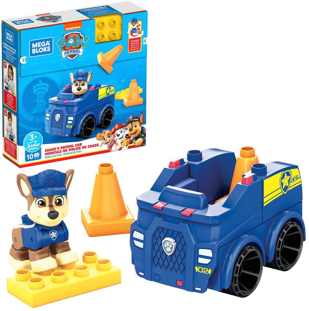 MEGA BLOKS Tlapková patrola Chaseovo auto policejní hlídky HDJ33