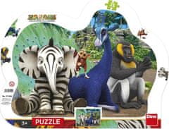 Dino  Puzzle Zafari 25 dílků
