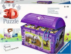 Ravensburger RAVENSBURGER 3D puzzle truhla Koně 223 dílků