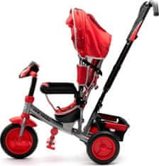 Baby Mix Dětská tříkolka s LED světly Baby Mix Lux Trike růžová