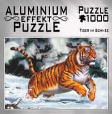 M.I.C. M.I.C. Metalické puzzle Tygr ve sněhu 1000 dílků