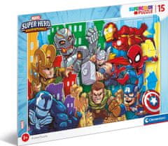 Clementoni  Puzzle Marvel Super Hero Adventures: Ultron 15 dílků