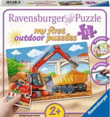 Ravensburger  Moje první outdoor puzzle Staveniště 12 dílků
