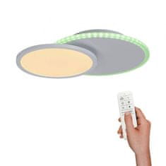 PAUL NEUHAUS LEUCHTEN DIREKT is JUST LIGHT LED stropní svítidlo, bílé, stmívatelné, dálkový ovladač, paměť, kruhové 2700-5000K