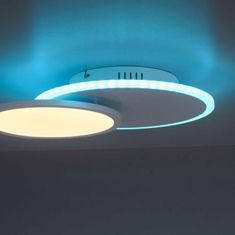 PAUL NEUHAUS LEUCHTEN DIREKT is JUST LIGHT LED stropní svítidlo, bílé, stmívatelné, dálkový ovladač, paměť, kruhové 2700-5000K