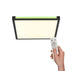 PAUL NEUHAUS LEUCHTEN DIREKT is JUST LIGHT LED stropní svítidlo, černá, stmívatelné, dálkový ovladač, paměť 2700-5000K