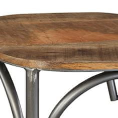 Greatstore Barová stolička masivní mangovníkové dřevo
