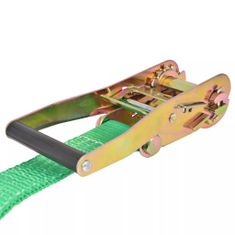 Vidaxl Slackline, 15 m x 50 mm, 150 kg, zelená