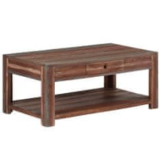 Greatstore Konferenční stolek z masivního dřeva vintage 88 x 50 x 38 cm