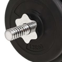 Greatstore Sada činek barbell a dumbbell 30 kg