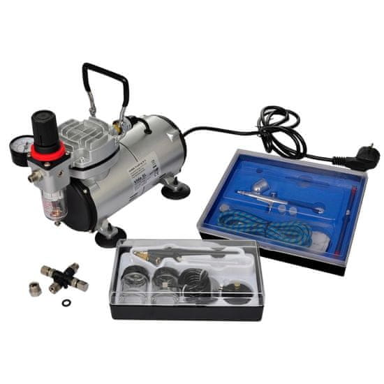 Greatstore Airbrush souprava kompresoru se 2 pistolemi