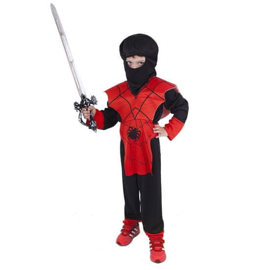 Rappa Dětský kostým červený ninja (M)